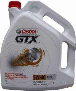 Castrol GTX 5W-40 A3/B4 5 liter