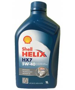 Shell Helix HX7 5W-40, 1 liter Shell Helix HX7 5W-40, 1 liter Shell Helix HX7 5W-40, 1 liter