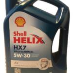 Shell Helix HX7 Professional AV 5W-30 5 liter