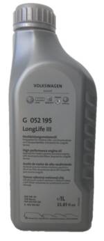 Volkswagen 5W-30 longlife III: VW, AUDI, SEAT, SKODA 1 liter